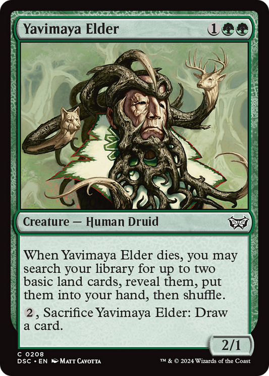 Yavimaya Elder (DSC-208) - Duskmourn: House of Horror Commander