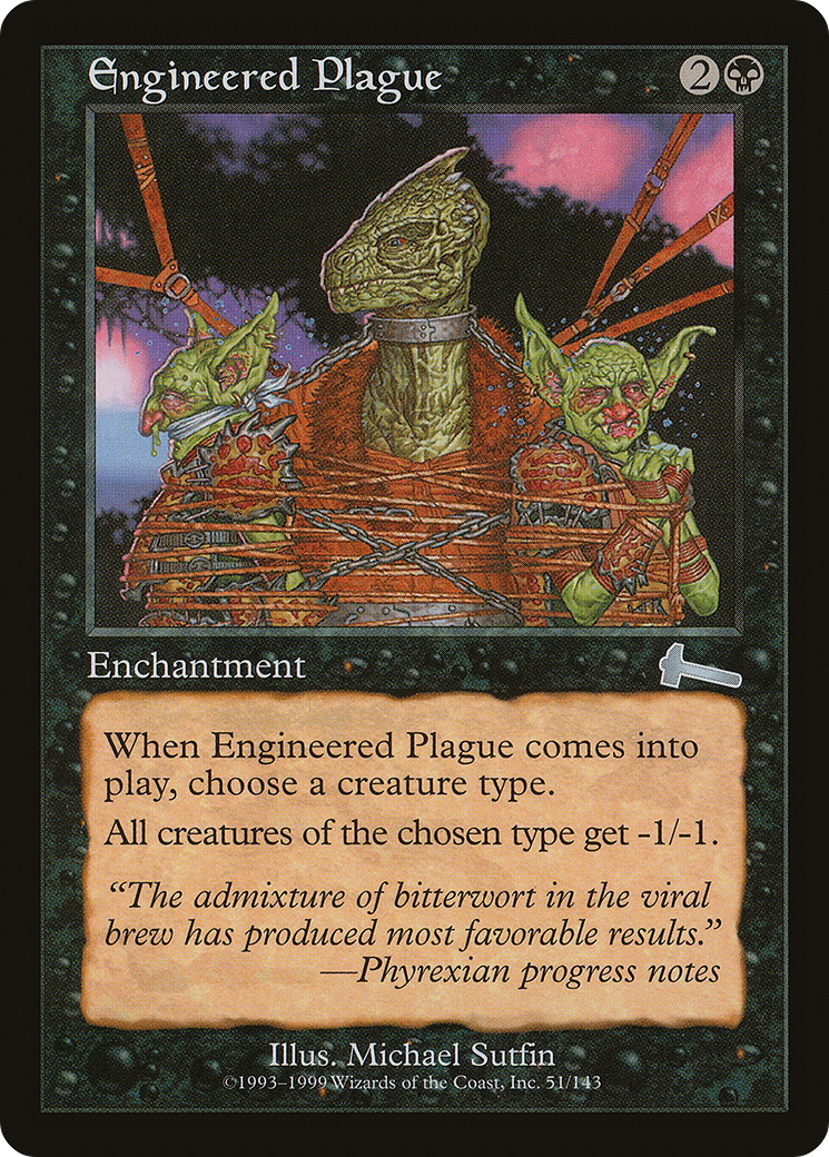 Engineered Plague (ULG-051) - Urza's Legacy Foil