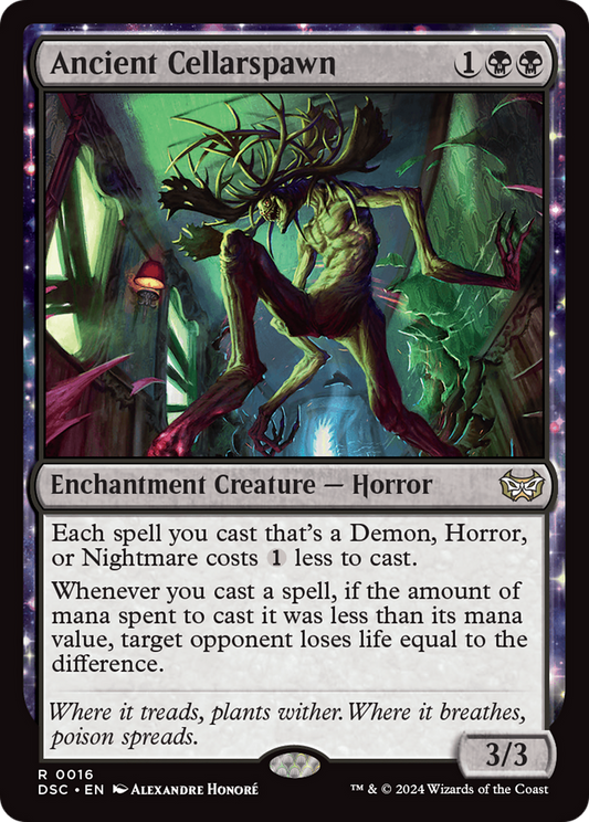 Ancient Cellarspawn (DSC-016) - Duskmourn: House of Horror Commander