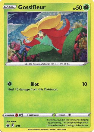 Gossifleur (3/15) - McDonalds Promos 2022 Holofoil - Promo