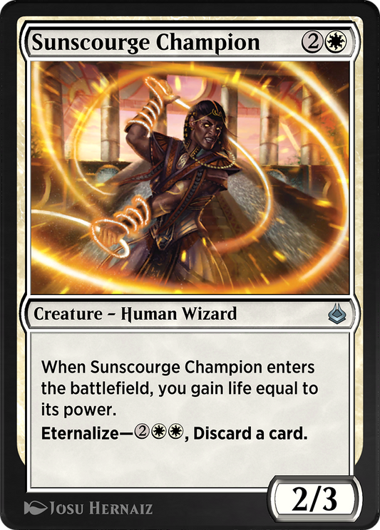 Sunscourge Champion (AKR-038) - Amonkhet Remastered