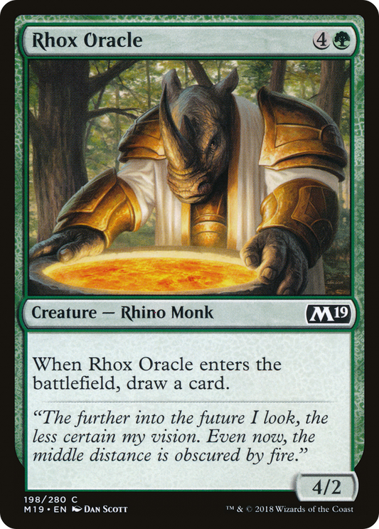 Rhox Oracle (M19-198) - Core Set 2019 Foil