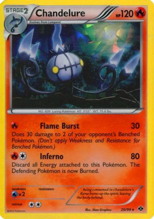 Chandelure 020/99 - Blister Exclusives Holofoil - Promo