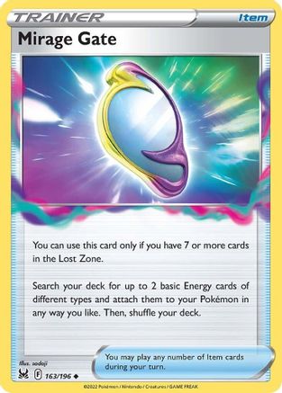 Mirage Gate 163/196 - SWSH11 Lost Origin Reverse Holofoil - Uncommon