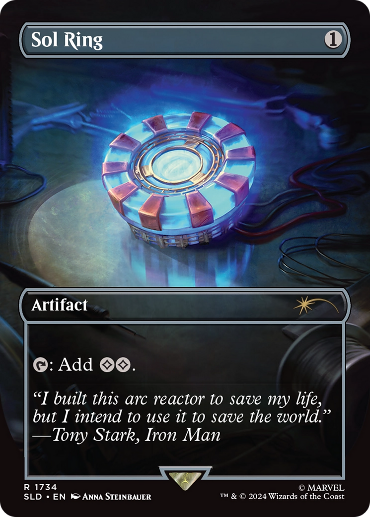 Sol Ring  (Borderless)(SLD-1734) - Secret Lair Drop
