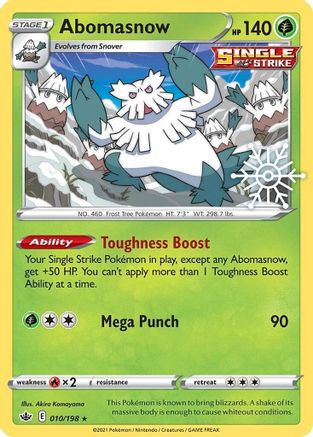 Abomasnow (Holiday Calendar) (10/198) - Miscellaneous Cards & Products Holofoil - Promo