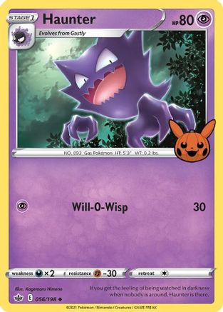 Haunter - 056/198 - Trick or Trade BOOster Bundle Normal
