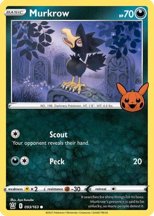 Murkrow - 093/163 - Trick or Trade BOOster Bundle Normal