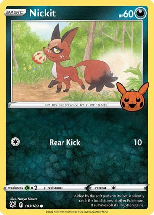 Nickit - 103/189 - Trick or Trade BOOster Bundle Normal