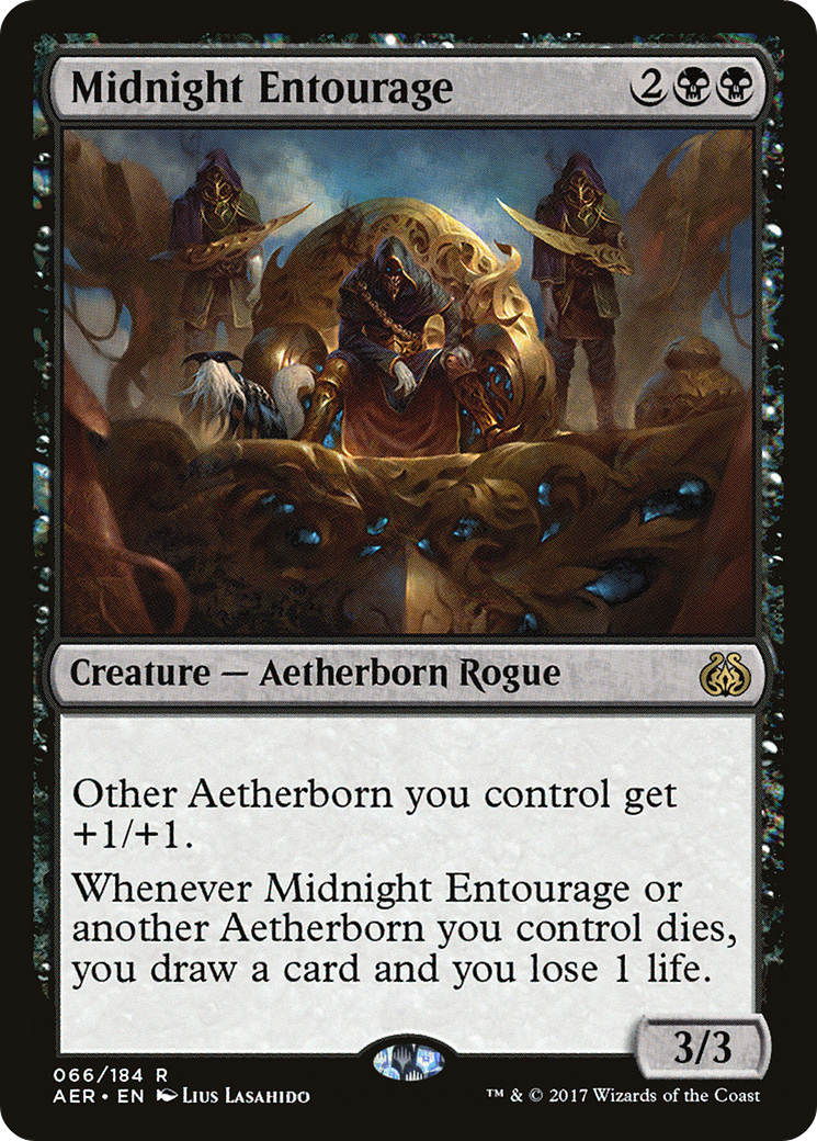 Midnight Entourage (AER-066) - Aether Revolt Foil