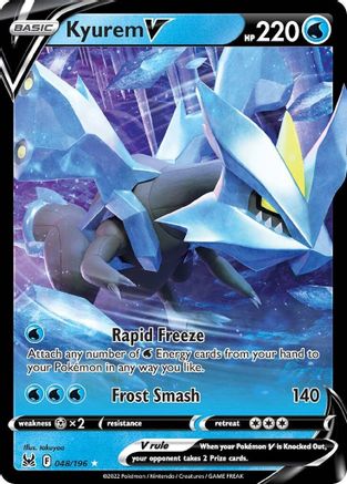Kyurem V 048/196 - SWSH11 Lost Origin Holofoil - Ultra Rare