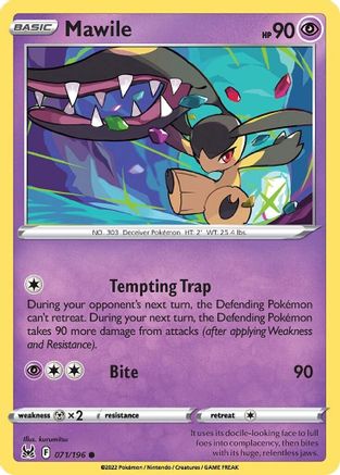 Mawile 71/196 - Lost Origin Reverse Holofoil