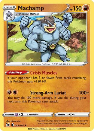 Machamp 88/196 - Lost Origin Holofoil