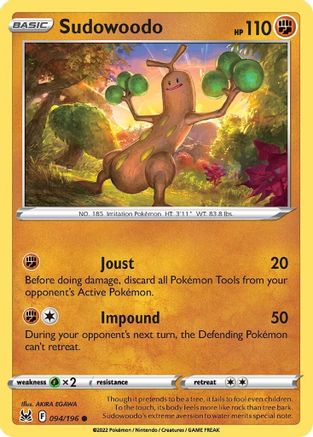 Sudowoodo 94/196 - Lost Origin