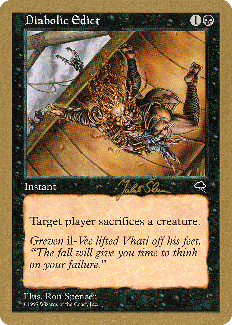 Diabolic Edict (WC99-JS128) - World Championship Decks 1999