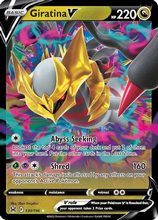 Giratina V 130/196 - SWSH11 Lost Origin Holofoil - Ultra Rare