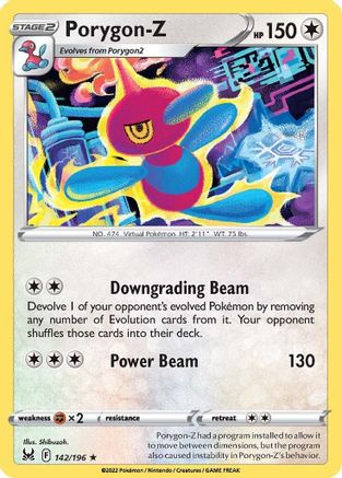 Porygon-Z 142/196 - Lost Origin Reverse Holofoil