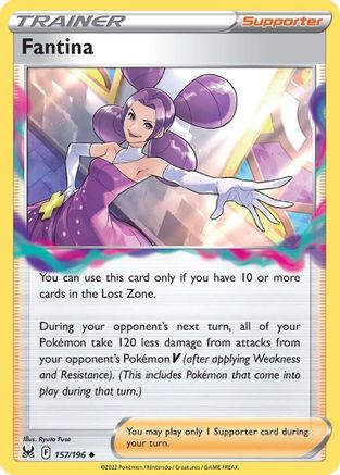 Fantina 157/196 - Lost Origin Reverse Holofoil