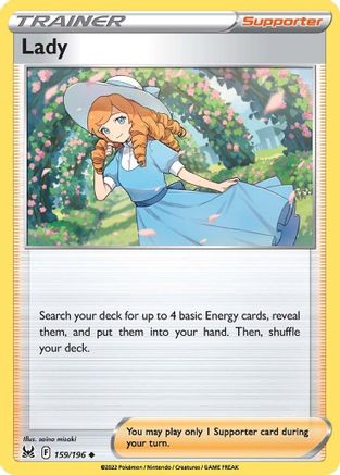 Lady 159/196 - SWSH11 Lost Origin Normal - Uncommon