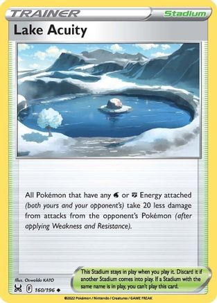 Lake Acuity 160/196 - SWSH11 Lost Origin Normal - Uncommon