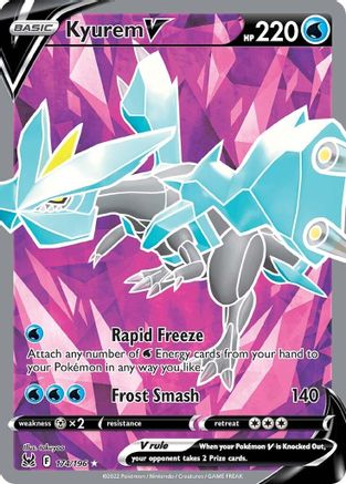 Kyurem V (Full Art) 174/196 - SWSH11 Lost Origin Holofoil - Ultra Rare