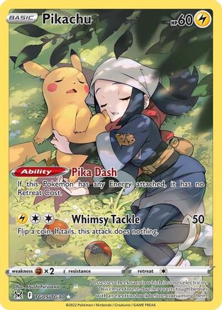 Pikachu TG05/30 - Lost Origin Trainer Gallery Holofoil