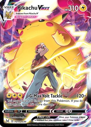 Pikachu VMAX TG17/30 - Lost Origin Trainer Gallery Holofoil