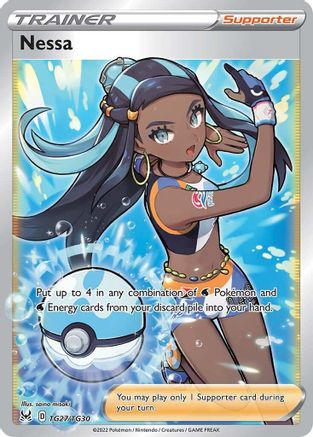 Nessa TG27/30 - Lost Origin Trainer Gallery Holofoil