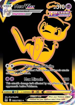 Mew VMAX (Secret) (TG30/TG30) - SWSH11 Lost Origin Trainer Gallery Holofoil - Secret Rare