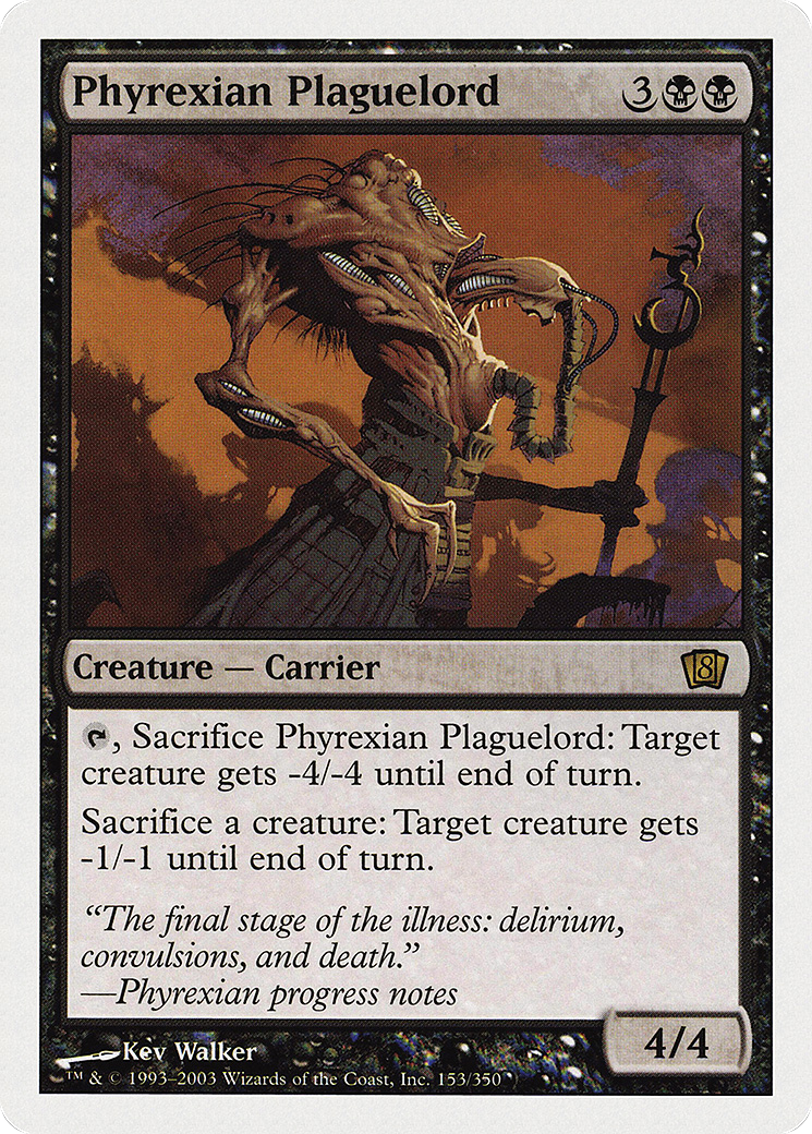 Phyrexian Plaguelord (8ED-153) - Eighth Edition