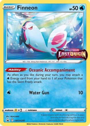 Finneon SWSH240 - SWSH Sword & Shield Promo Cards Holofoil - Promo