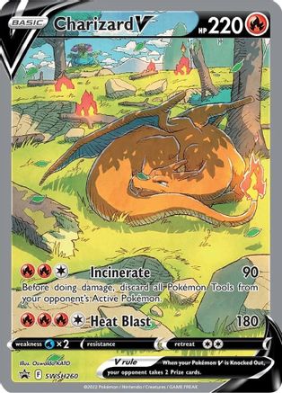 Charizard V SWSH260 - SWSH Sword & Shield Promo Cards Holofoil - Promo