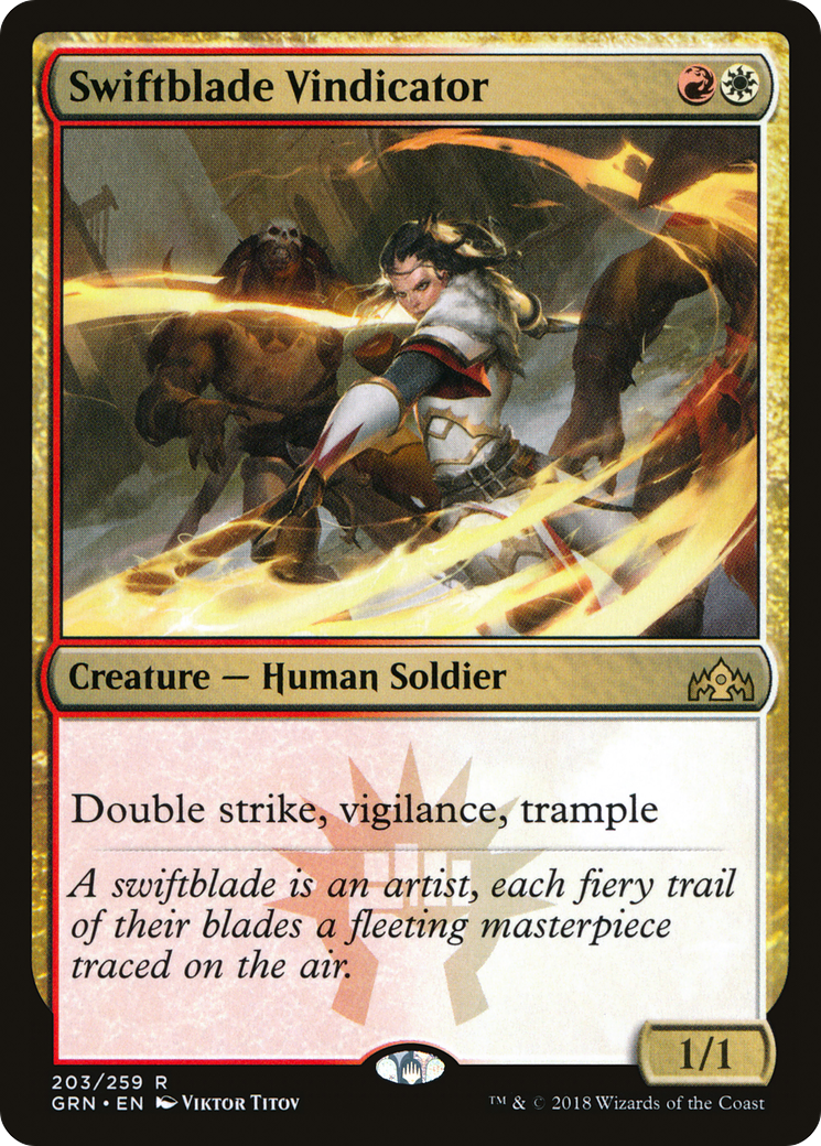 Swiftblade Vindicator (GRN-203) - Guilds of Ravnica Foil