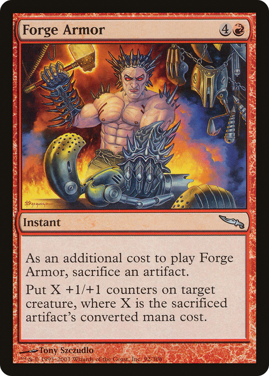 Forge Armor (MRD-092) - Mirrodin Foil