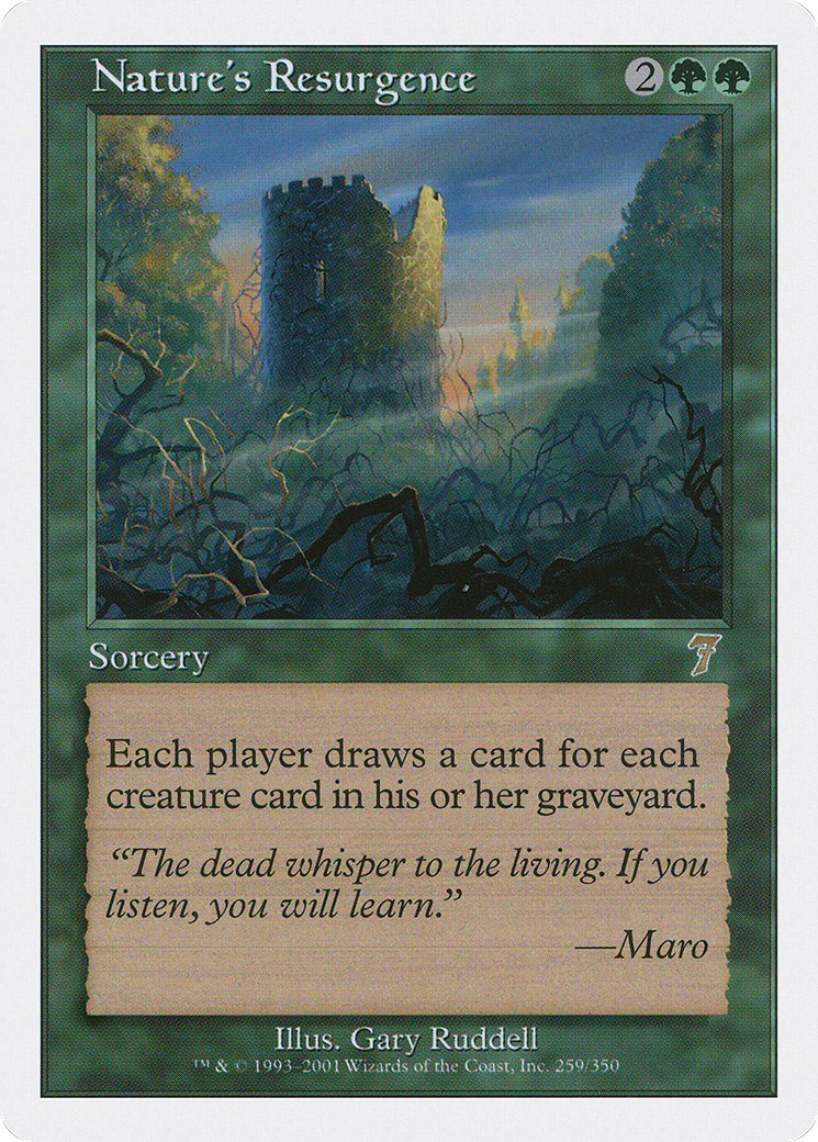Nature's Resurgence (7ED-259) - Seventh Edition