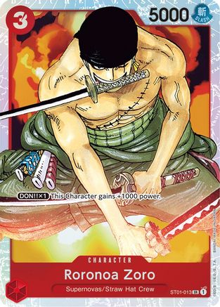 (ST01-013) Roronoa Zoro - Starter Deck 1: Straw Hat Crew Foil