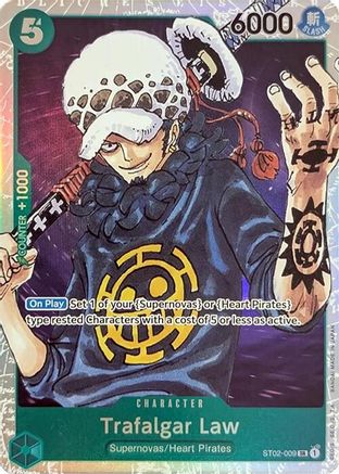 (ST02-009) Trafalgar Law - Starter Deck 2: Worst Generation Foil