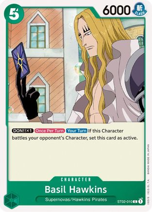 (ST02-010) Basil Hawkins - Starter Deck 2: Worst Generation Normal