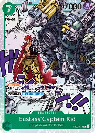 (ST02-013) Eustass"Captain"Kid (013) - Starter Deck 2: Worst Generation Foil