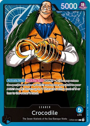 Crocodile (001) (ST03-001) - Starter Deck 3: The Seven Warlords of The Sea