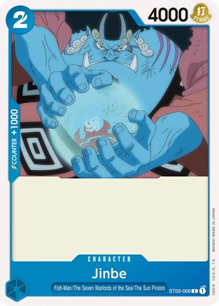 (ST03-006) Jinbe - Starter Deck 3: The Seven Warlords of The Sea Normal