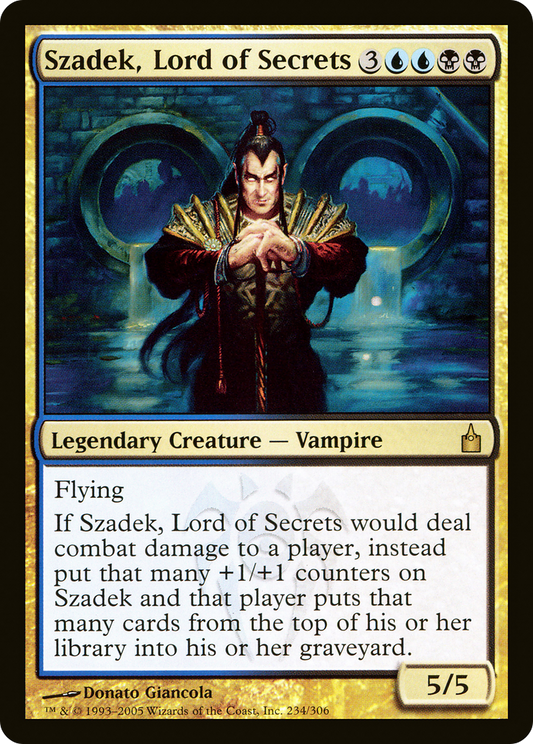 Szadek, Lord of Secrets (RAV-234) - Ravnica: City of Guilds