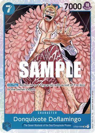 (ST03-009) Donquixote Doflamingo - Starter Deck 3: The Seven Warlords of The Sea Foil