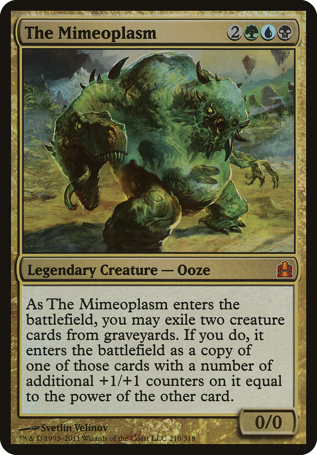 The Mimeoplasm (OCMD-210) - Commander 2011 Oversized Foil