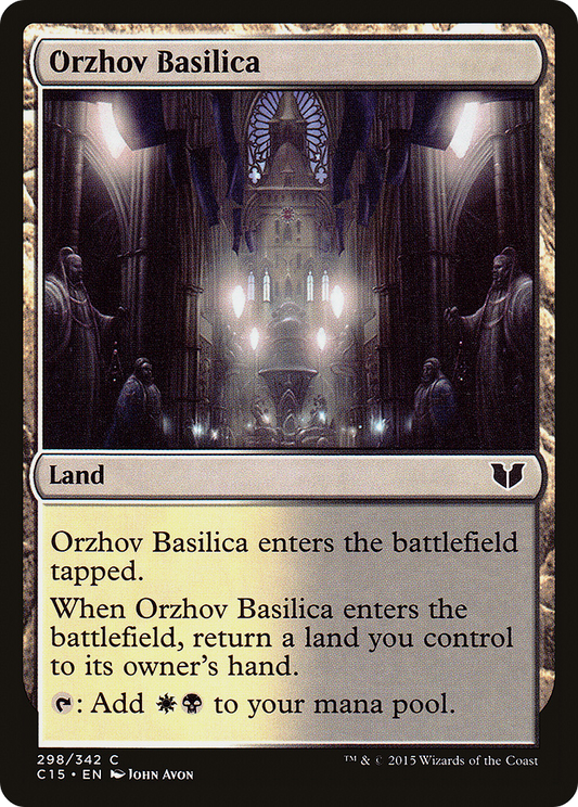 Orzhov Basilica (C15-298) - Commander 2015