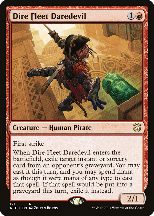 Dire Fleet Daredevil (AFC-121) - Forgotten Realms Commander