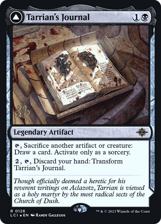 Tarrian's Journal // The Tomb of Aclazotz (PLCI-126S) - The Lost Caverns of Ixalan Promos Foil