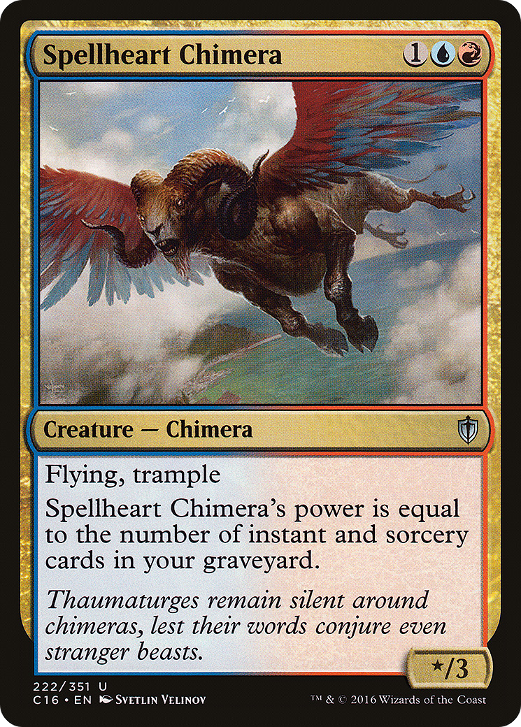 Spellheart Chimera (C16-222) - Commander 2016