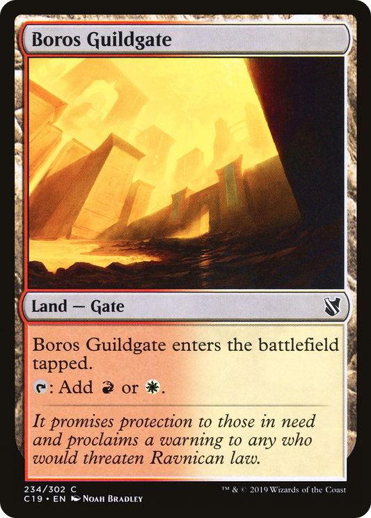 Boros Guildgate (C19-234) - Commander 2019