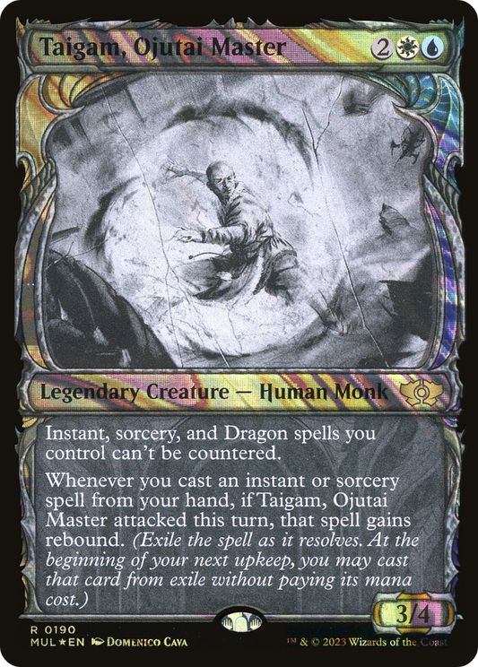 Taigam, Ojutai Master (MUL-190) - Multiverse Legends: (Showcase) Foil